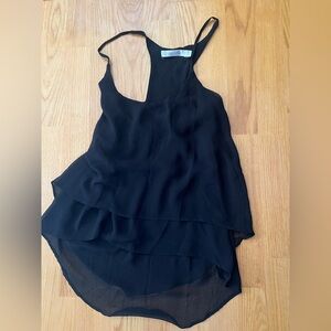 Black Layered Sleeveless Top